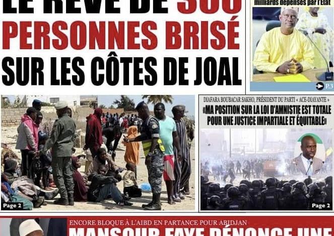 decouvrez-les-unes-des-journaux-senegalais-du-samedi-15-mars-2025